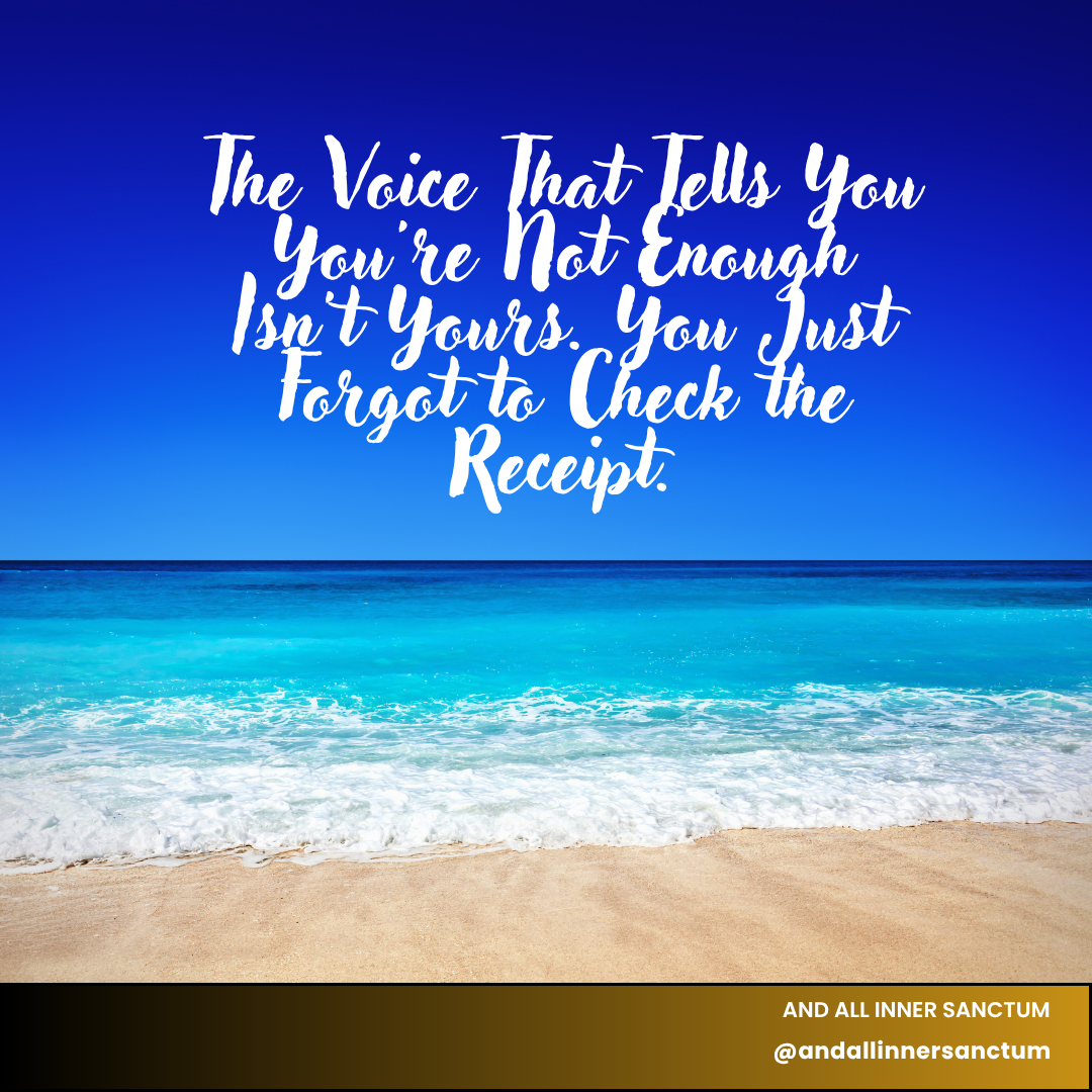 Inner critics only need to be silenced